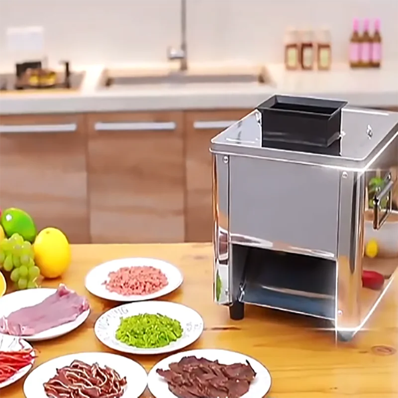 

Промышленная машина для нарезки мяса, овощей и картофеля; измельчитель мяса; слайсер