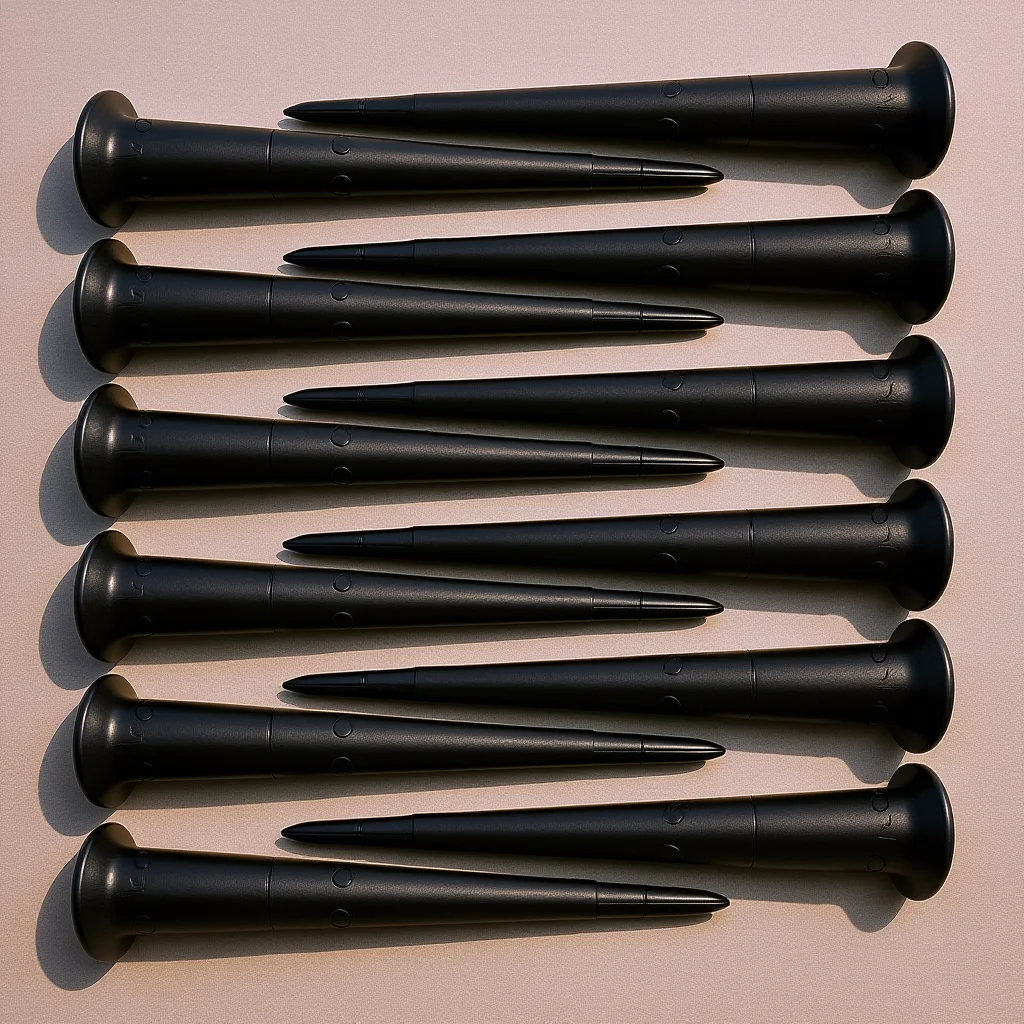12Pcs Aluminum Solar Light Stakes Heavy Duty Ground Spikes for Outdoor Landscape Lighting Garden Lawn Yard Christmas Lights Easy