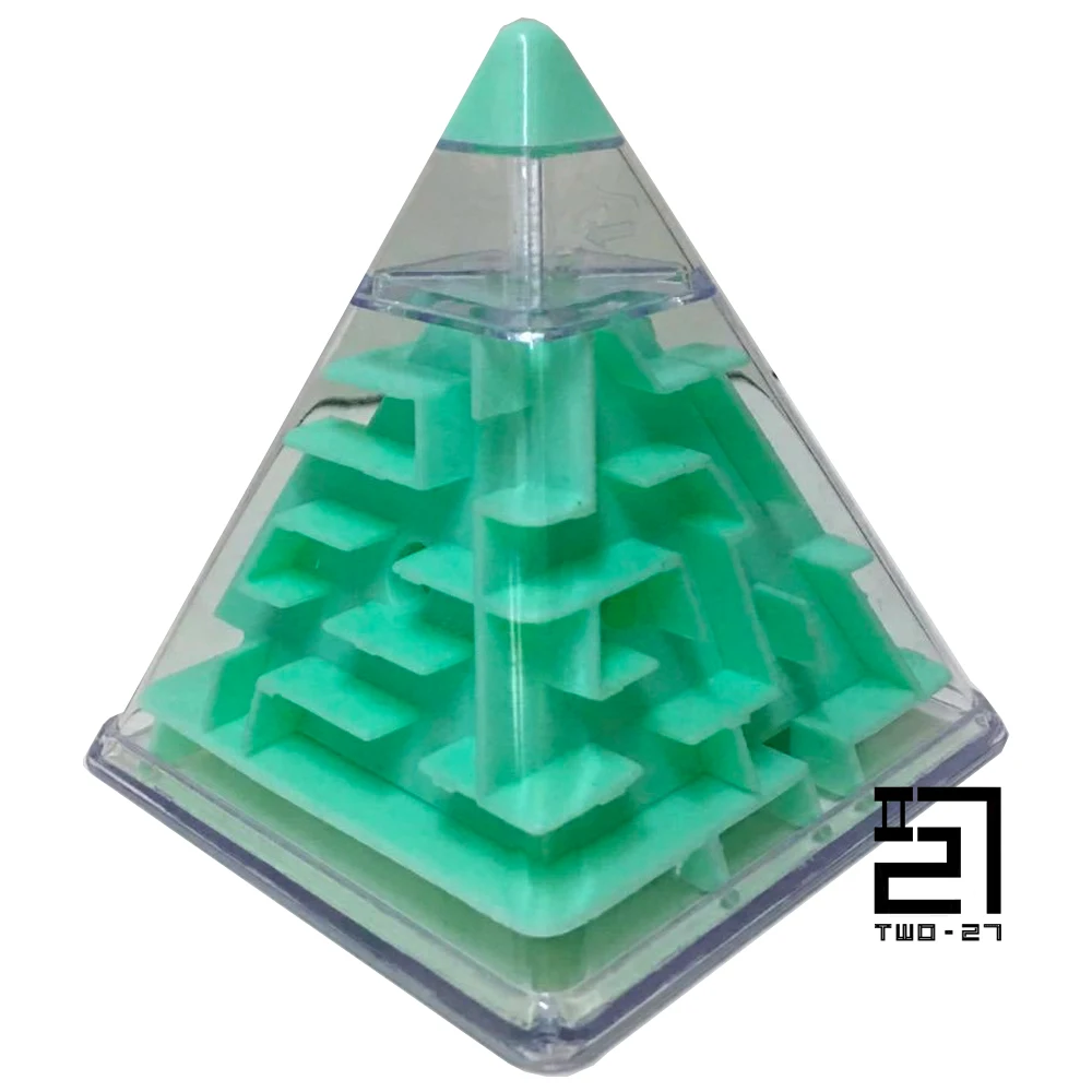 Labyrinth Transparent Puzzl Pyramide 3D Piramix 3 D Triangular Puzzle Cube Anything Pyramid Shape Play for Little Boys Wholesale