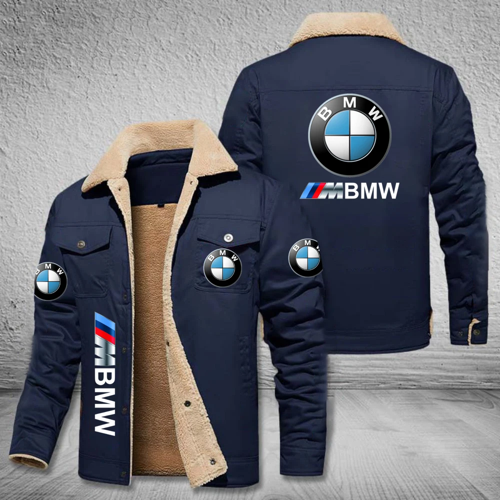 

BMW Logo Men's Fleece jacket New Motorcycle Windbreaker Hardshell BMW Warm Biker Jacket Winter Men's Top BMW Logo 2025