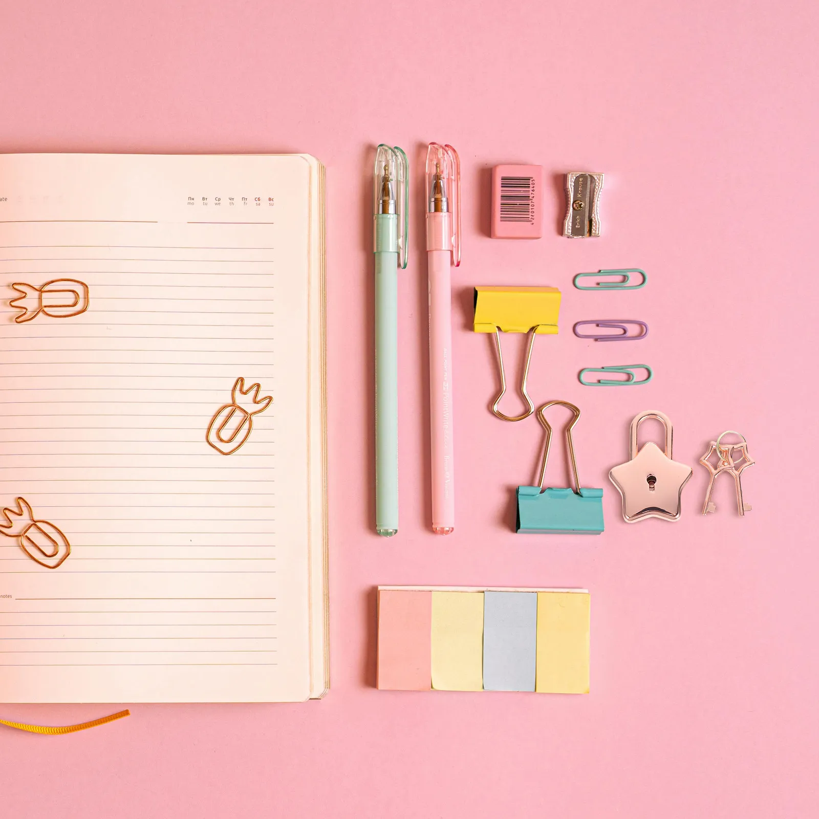 Metal Star Padlock Mini Size with Key for Diary Notebook DIY Accessories Jewelry Box Luggage Travel Small Pointed Star