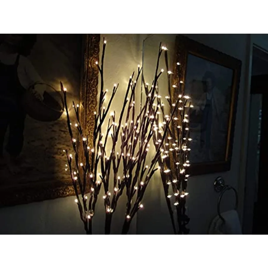 

Lighted Willow Vine Three Branch