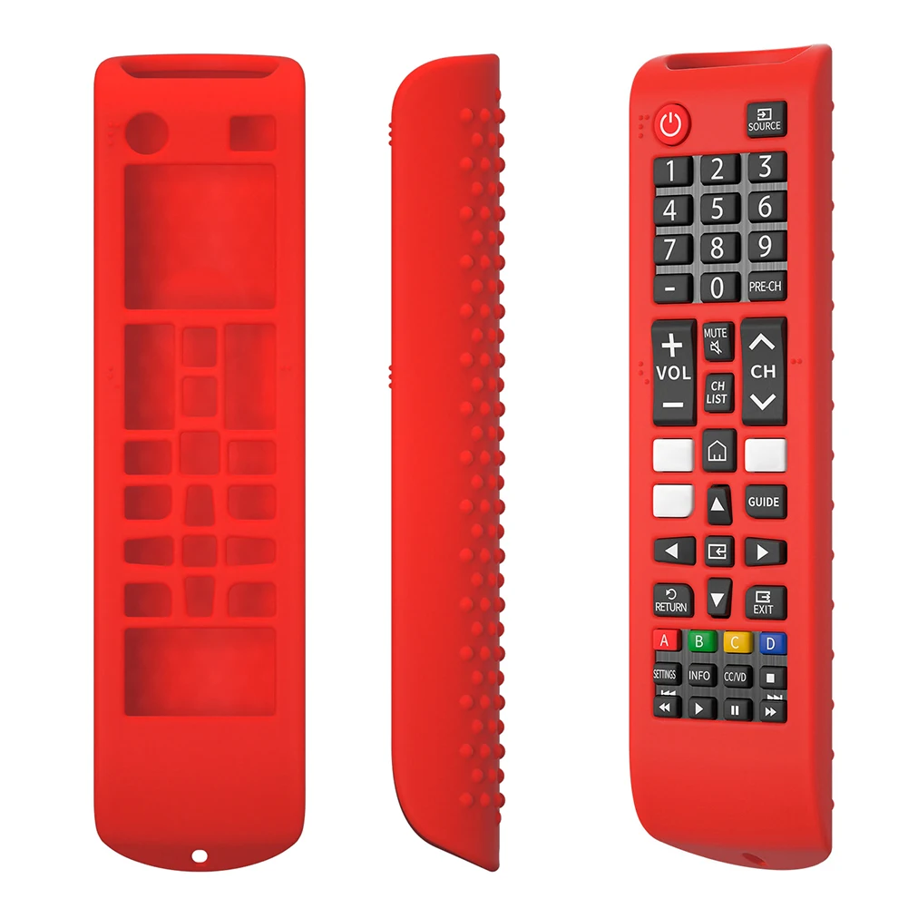 Silicone Protective Cover Anti-Slip Remote Case Shockproof TV Remote Control Case for Samsung Smart TV Remote BN59-01315A 01315B