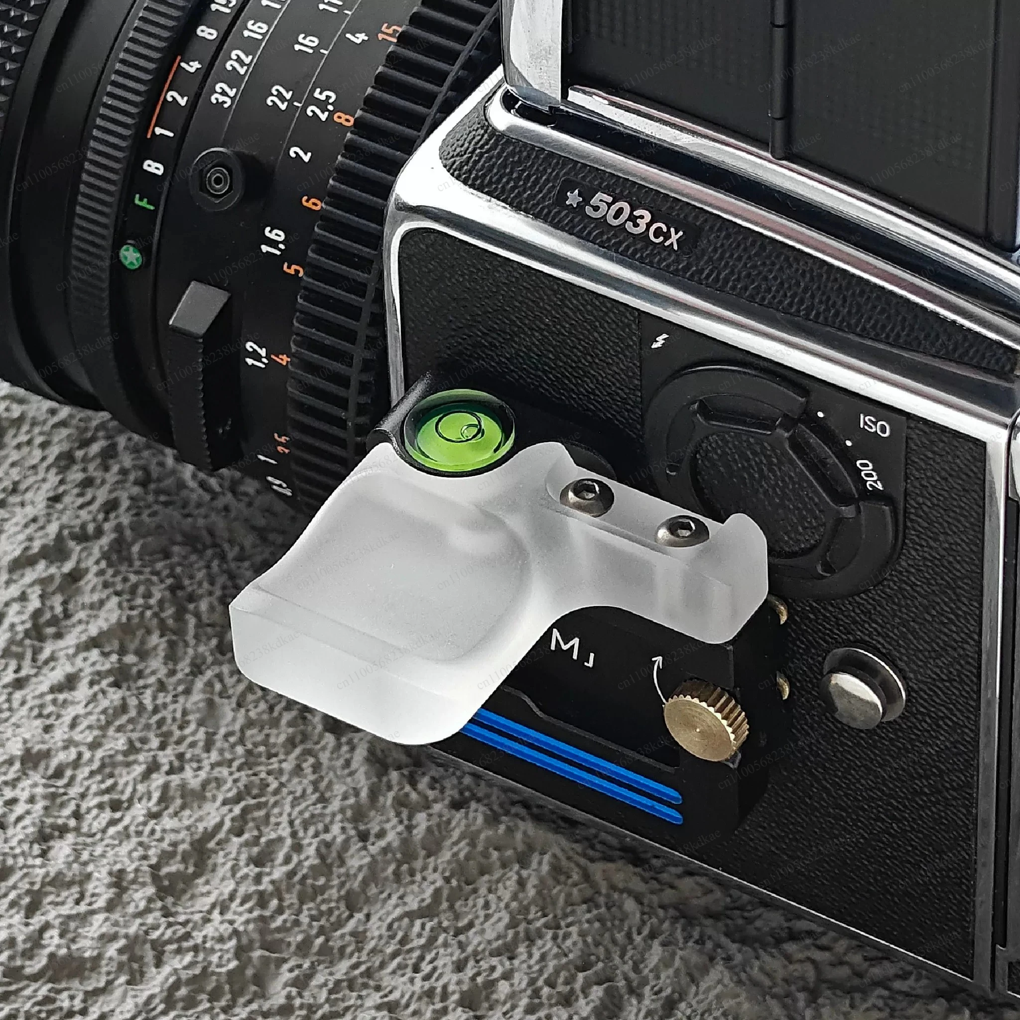 Three-in-one Expansion Accessory With Finger Handle Cold Shoe & Level Fit 500/503 Film Camera Multi Function Adapter
