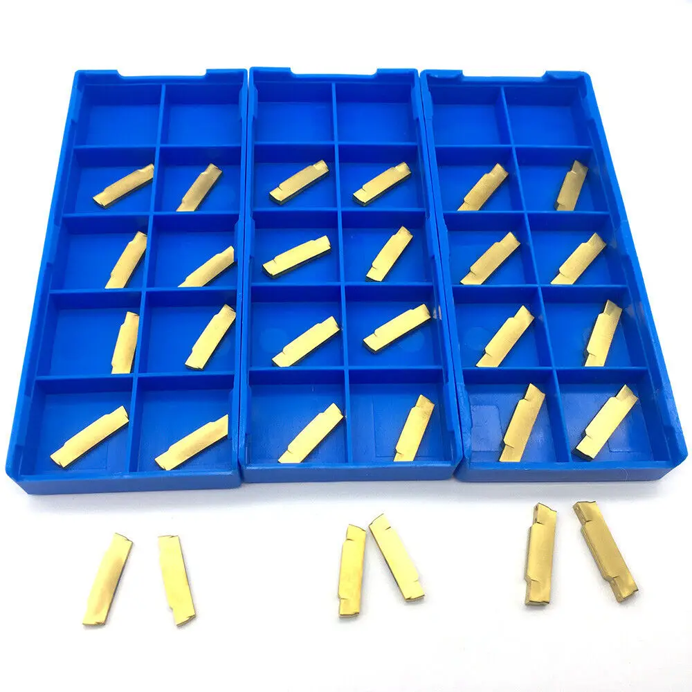 10 20 30 50 100pcs MGMN300-M 3mm Grooving Inserts for Stainless Steel and Steel  for 3/4" MGEHR Lathe Cut-Off Tool Holder CNC