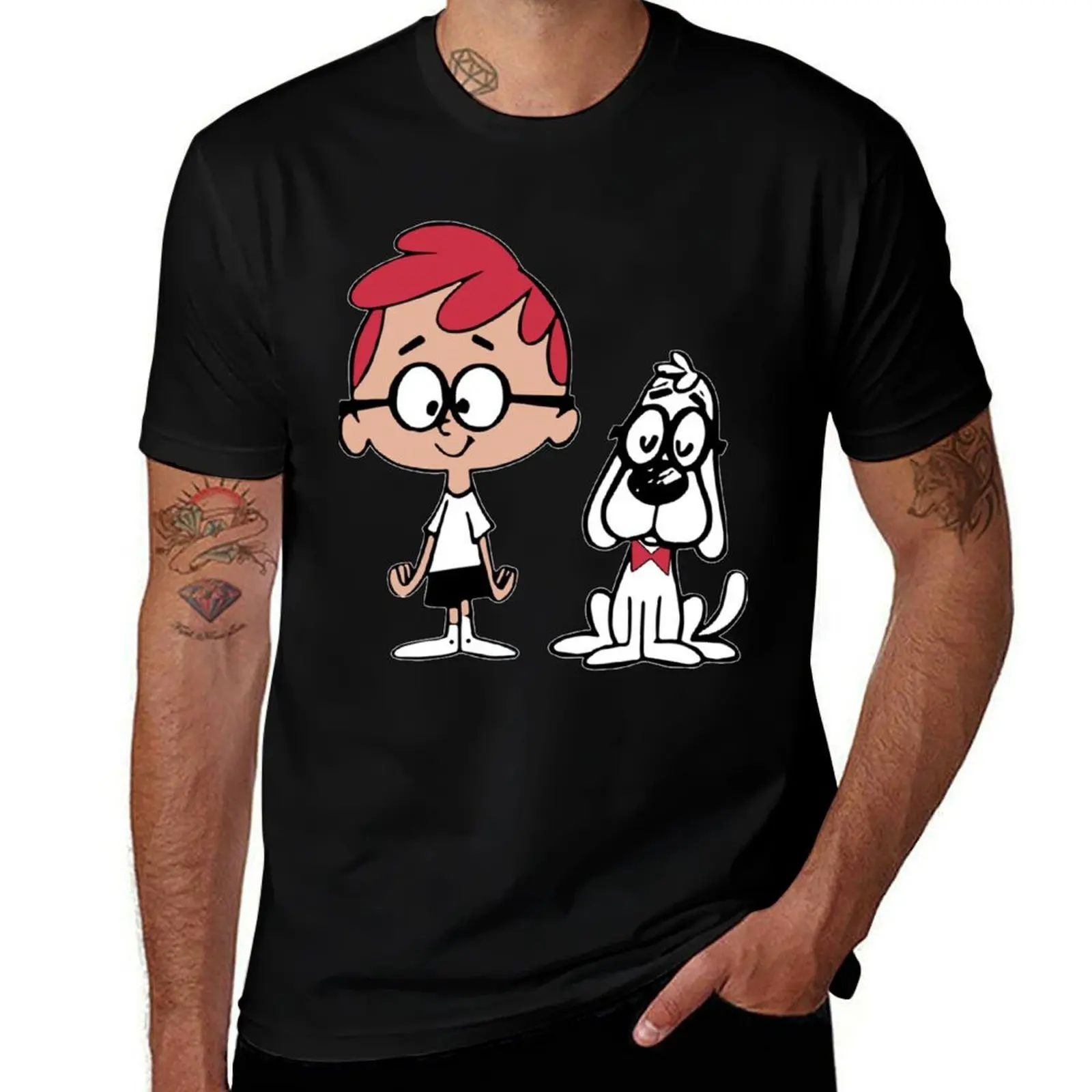 

Mr. Peabody and Sherman T-Shirt Utility Casual Work T-Shirt