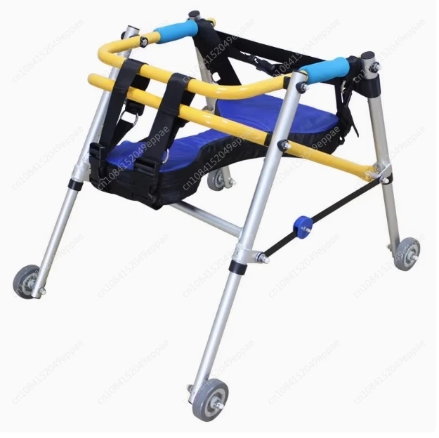 Children Rehabilitation Equipment Walker Stand Rack Directional Four-Wheel Walker Lower Limb