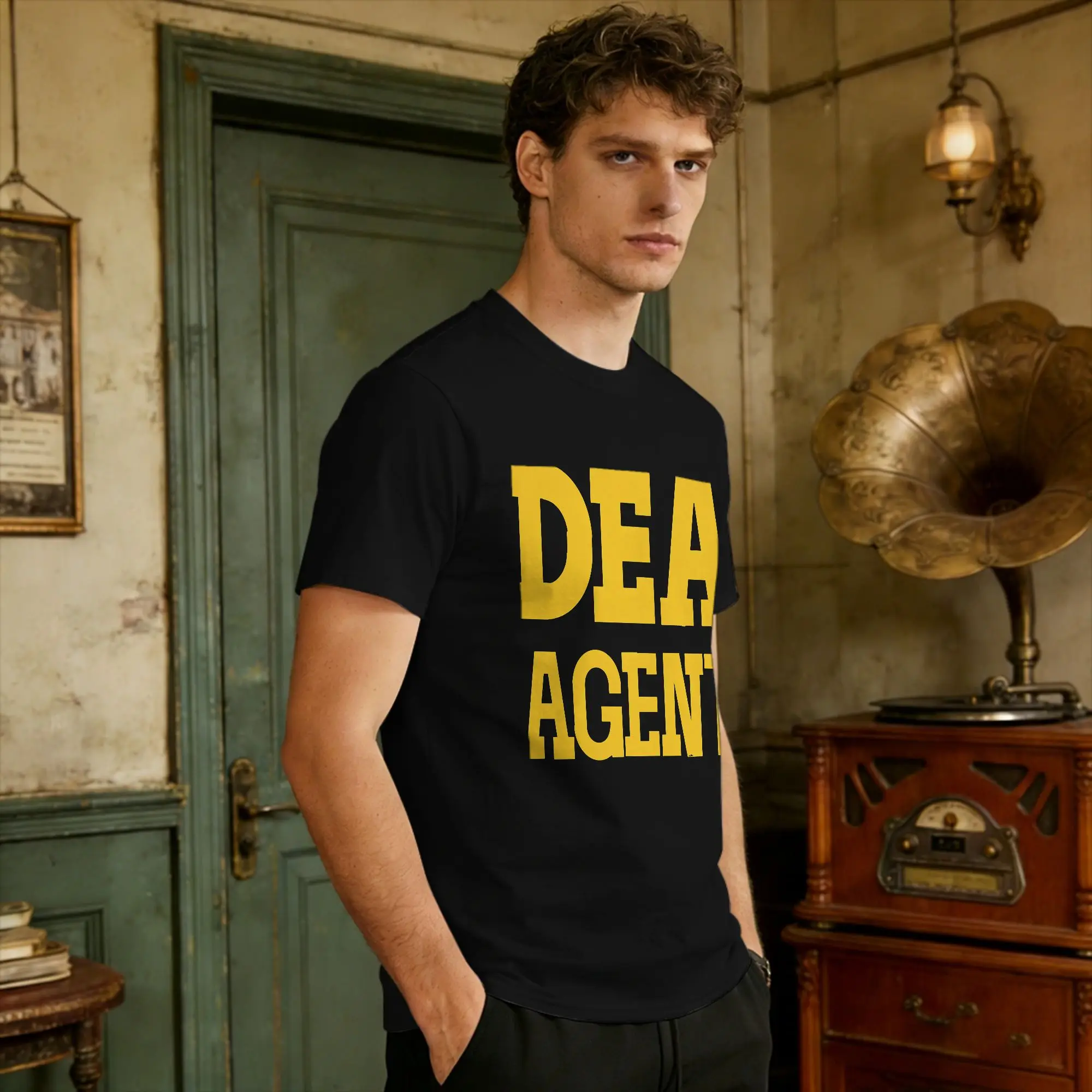 Streetwear T-Shirt DEA Special Agent Drug Enforcement Administration Cotton T Shirts  Fashion Tee Shirt for Men Beach Clothes
