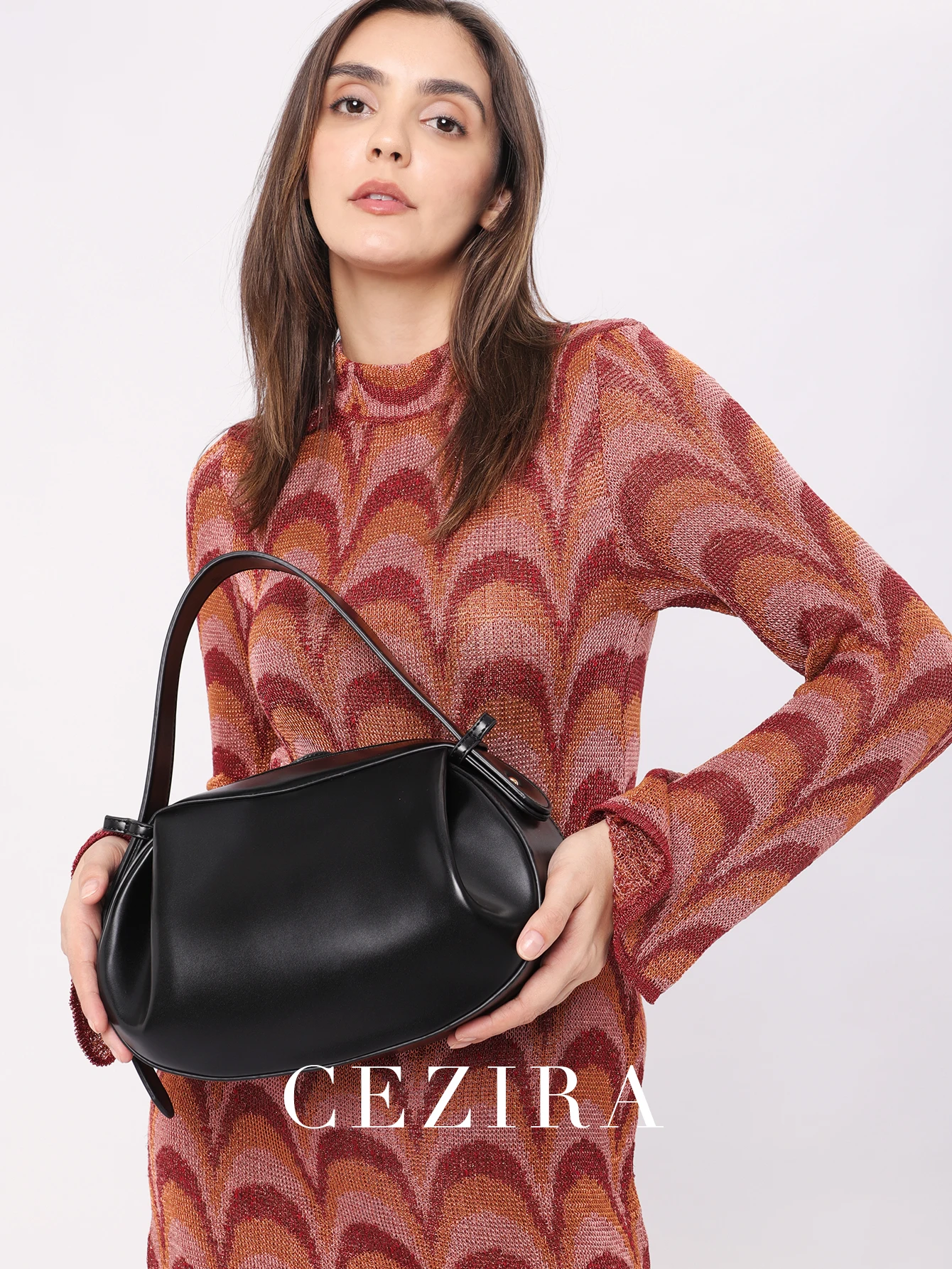 CEZIRA レディースファッションデザイナー PUヴィーガ - Women'S Fashion Rugby Top のレビューと価格