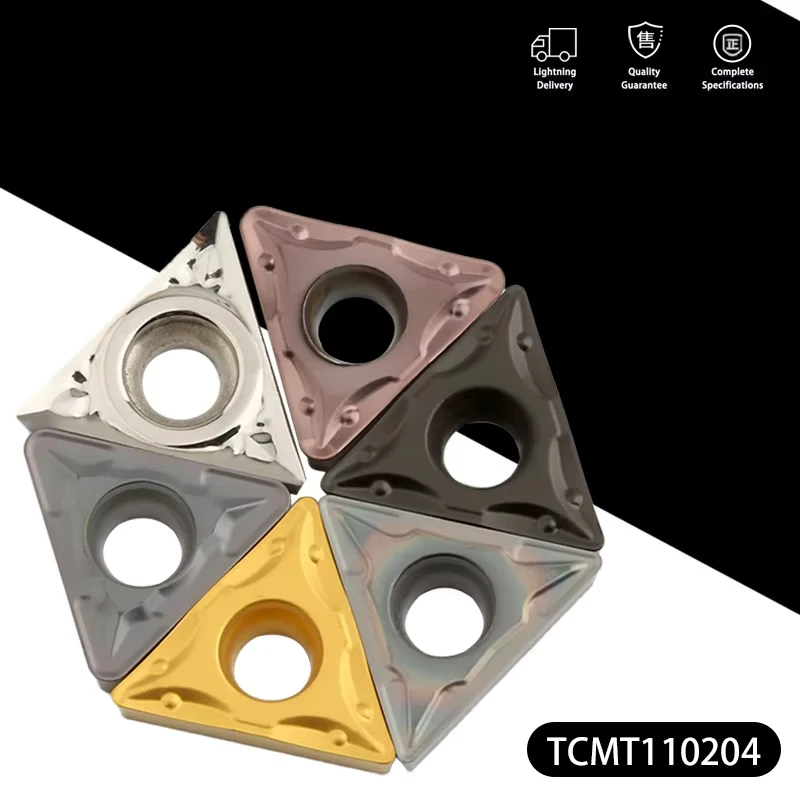 

10pcs Carbide Insert TCMT110204 TCMT110208 YT15TF Stainless Steel Turning Tool Holder Boring Bar CNC Cutter