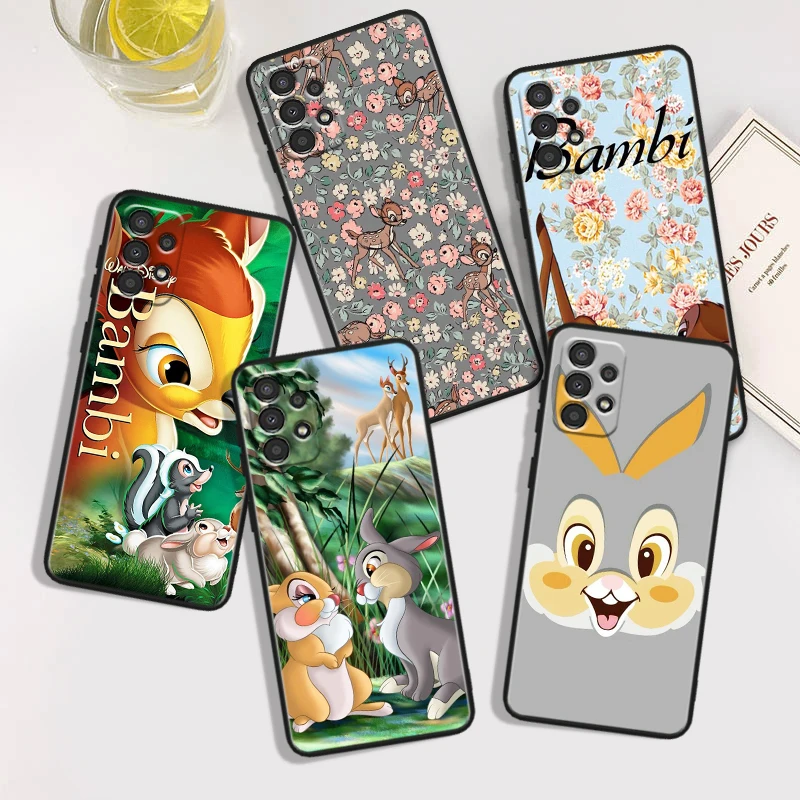 

Bambi Deer Disney For Samsung A54 A53 A52S A34 A33 A73 A72 A32 A24 A23 A22 A14 A13 A03S 5G Black Phone Case Phone Case