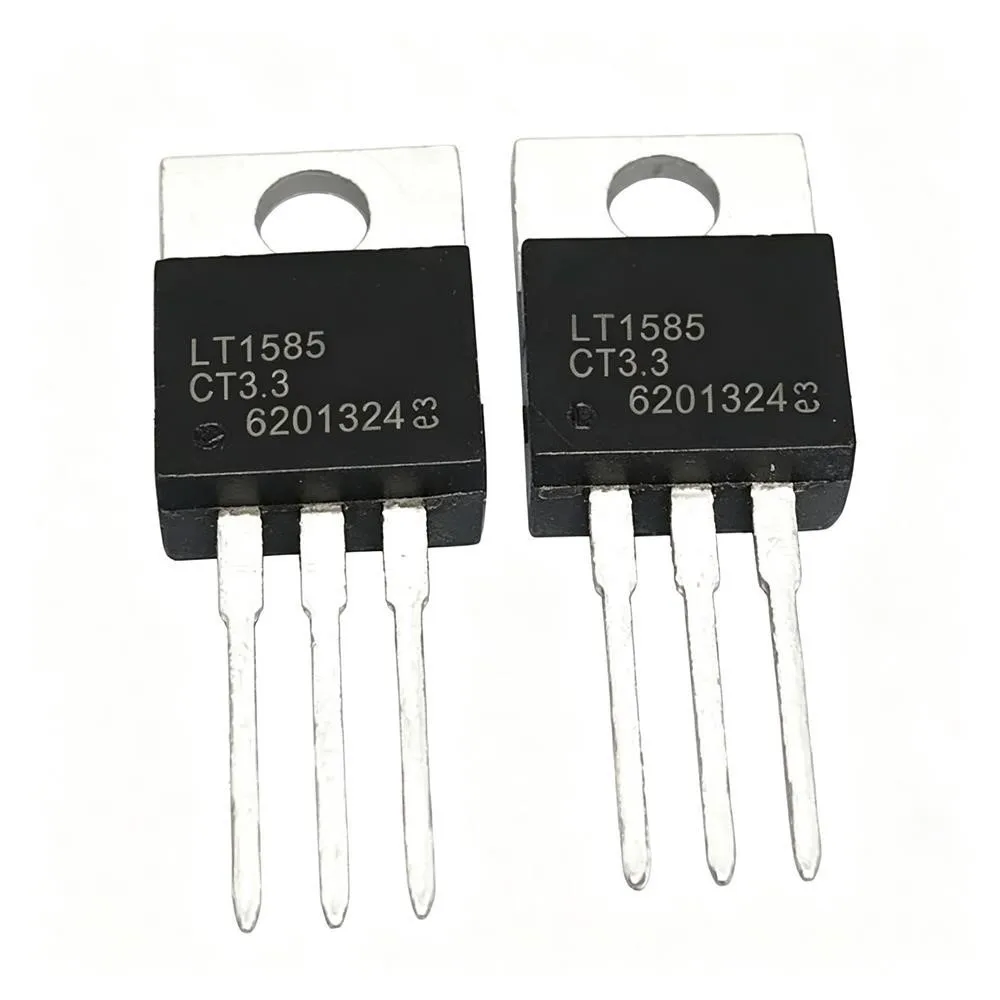 5PCS TLE4252G LT1585CT-3.3 MIC29201-12BU LM2596S-ADJ VNP10N07 10A 70V STPS30H60CFP 30A 60V