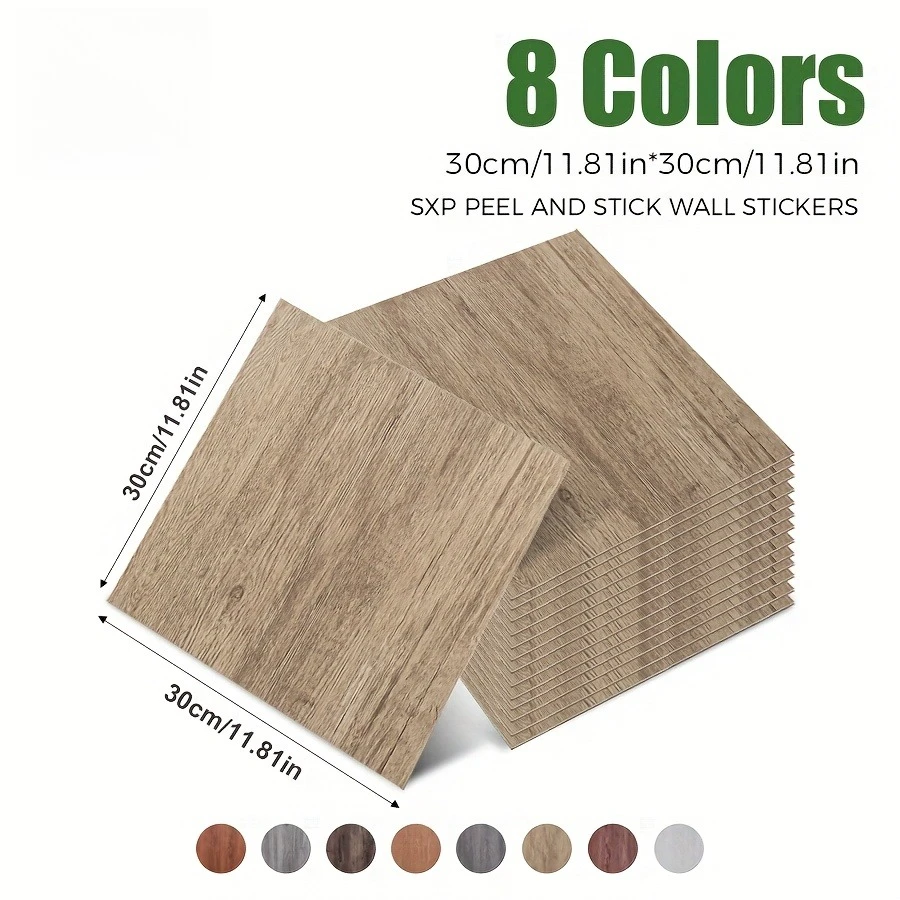 10pcs Self-Adhesive Wall and Floor Stickers,3D Tile Stickers with Marble Pattern,Easy Peel and Stick,Waterproof Wall Stickers