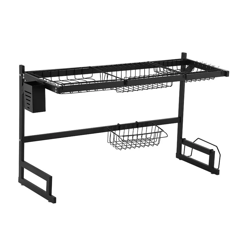 Factory Offer Best Selling Organizer Dish Rack for Kitchen Multi-level kitchen storage rack with versatile surface function
