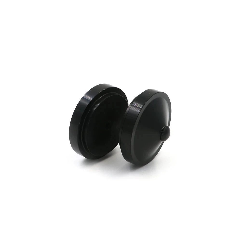 

4PCS Aluminum black ripples 39*19 Audio amplifier speaker feet CD player pads Shock spikes