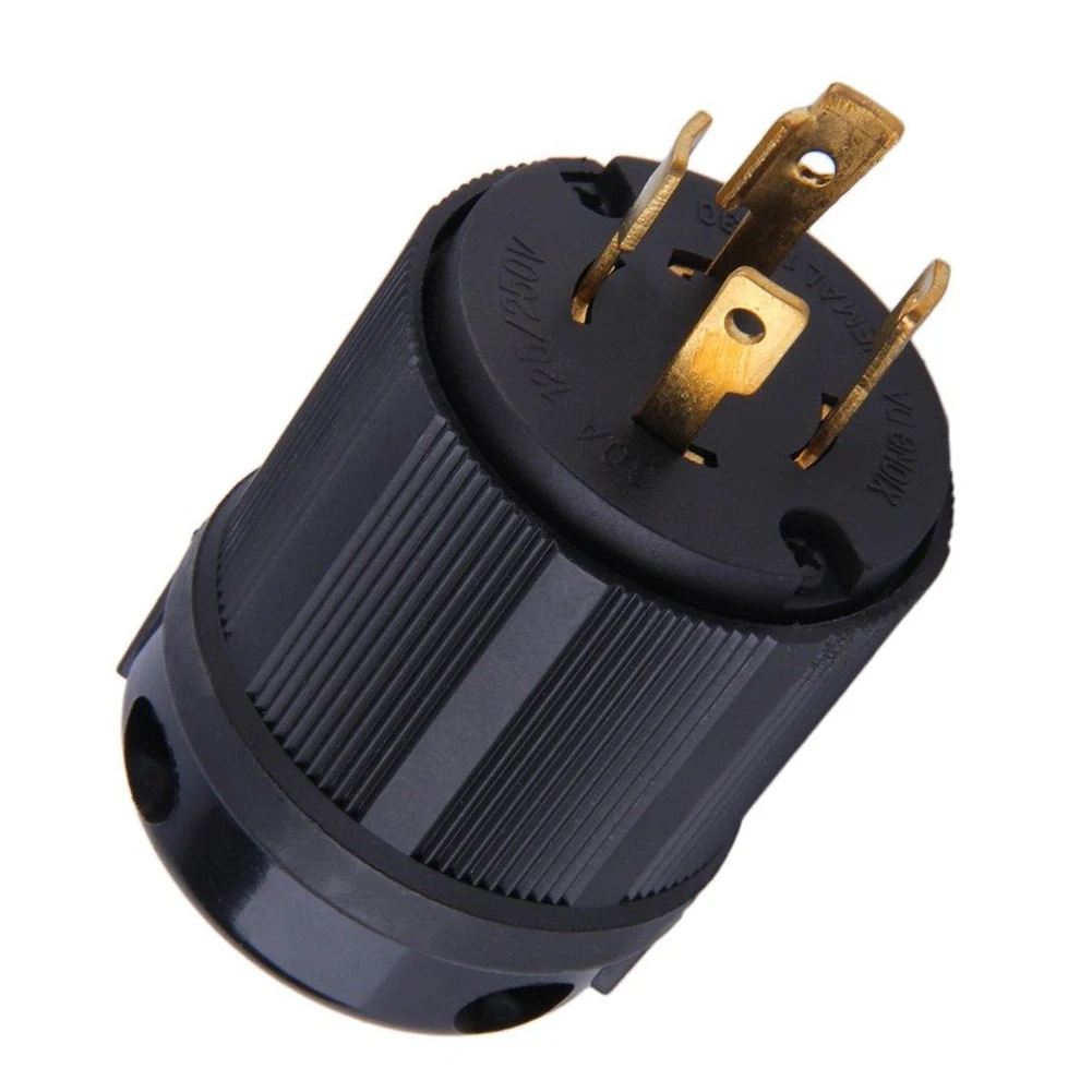 Receptacle Gasoline Generator Twist Lock Socket L14-30P & 4 Prong Locking Plug 30A 125/250V 30AMP NEMA L14-30R UL Approval