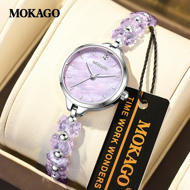 

MOKAGOM8165 Beimu Watch Women's Light Luxury Crystal Strap Quartz Watch 3ATM Waterproof Fashion Beimu Dial Women's Watch