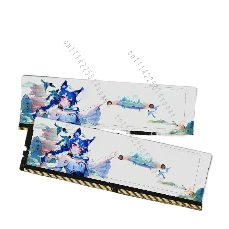Desktop National Style Vest Strip 6000MHz 16GB*2 DDR5 Memory Module One-click Overclocking