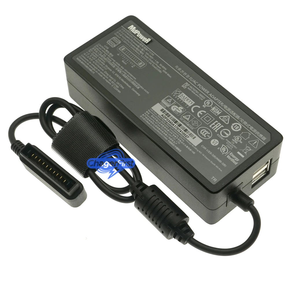 Genuine 13.05V 3.83A 5V2A F1C50 10PIN Battery Charger For DJI Mavic Pro Drone 50W AC Power AdapterPower Supply