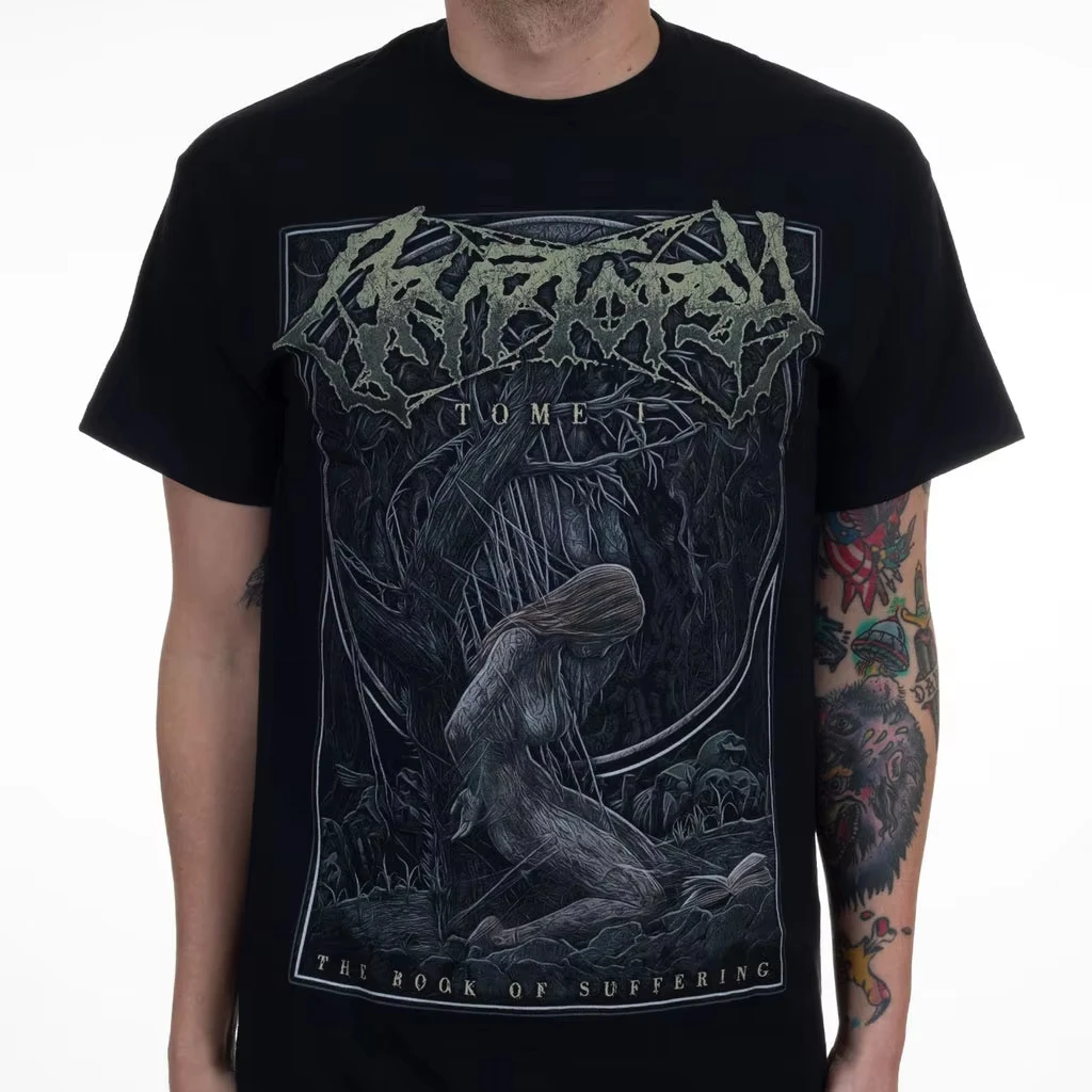Pop Cryptopsy Band Graphic Cotton T-shirt Unisex Summer Short Sleeve Fashion Brand Tee Luxury Casual