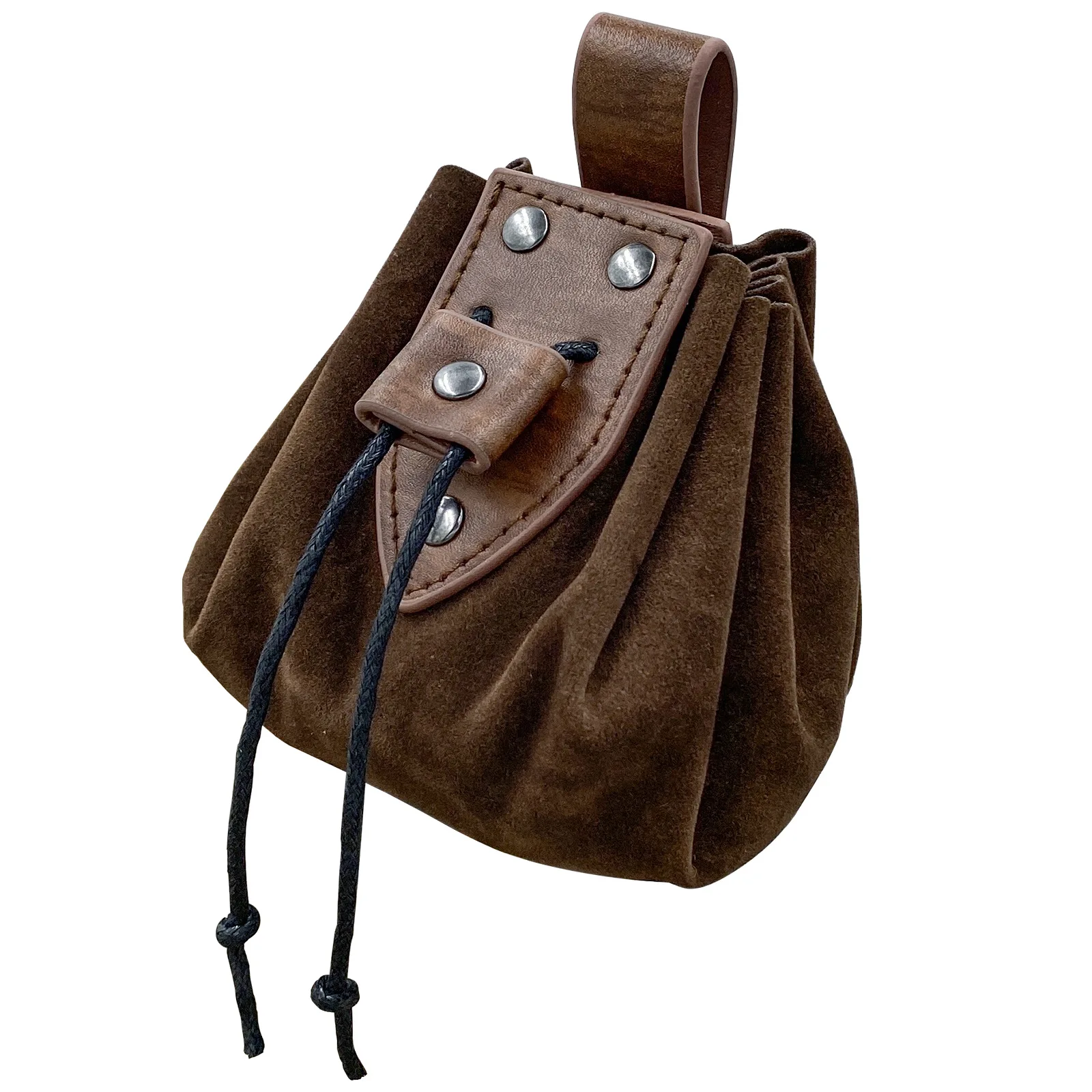 Viking Medieval Pouch That Can Be Hung On a Belt, Men's Coin Purse High-quality Retro Waist Bag Cosplay LARP Costume Accessories