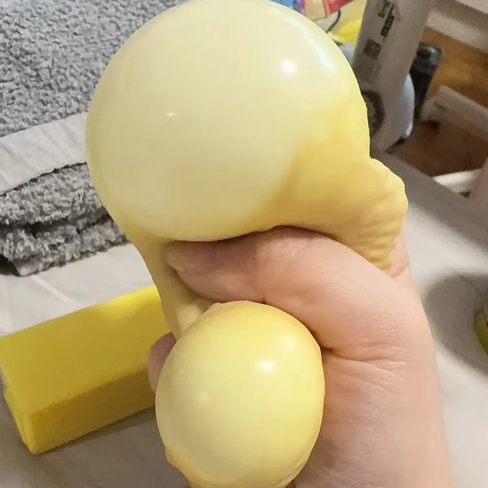 Bestselling Peanut Squishy Stress Ball Squeeze Toy Slow Rebound, Soft Touch Sensory Stress Relief Fidget Toy Birthday Gift