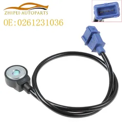 0261231036 Knock Sensor Car For Audi 100 200 80 90 A4 A6 Cabriolet Porsche 928 for VW Cabrio Golf Jetta Passat 1.8 2.0 2.8