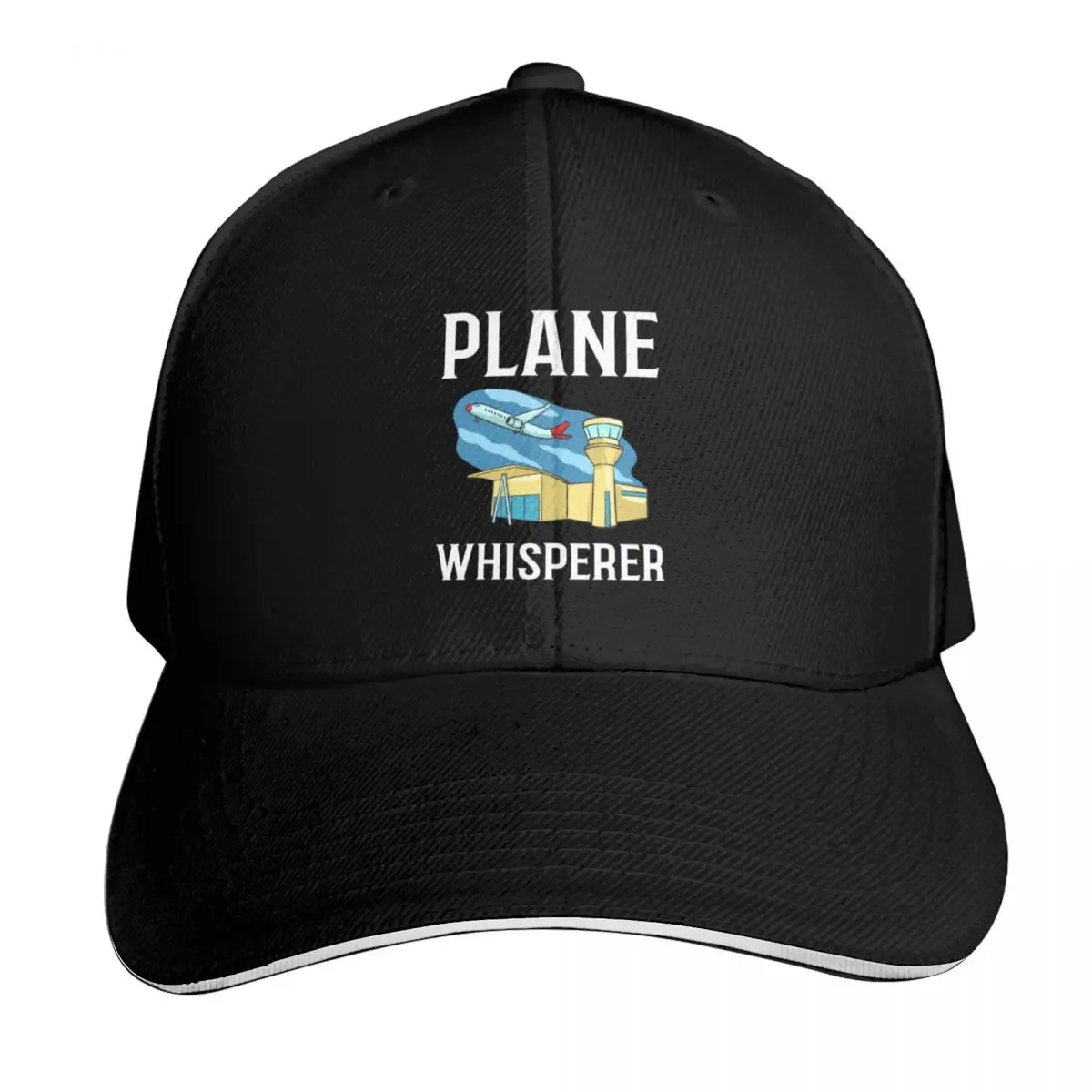 Air Traffic Controller Flight Director Tower Baseball Cap Six Panel Structured Crown Sun Protection UPF 50+ Breathable Mesh Back