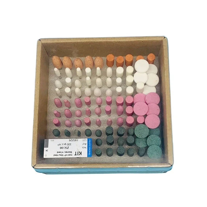 

K Labs Gravel Mounted Wheel Point Stone Polishings Burs Polisher Kit