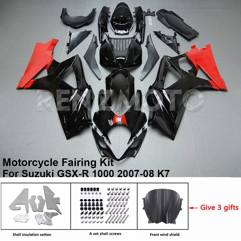 

S1007-108a Motorcycle Fairing Set Body Kit Plastic 1000 For Suzuki GSXR 1000 2007-2008 K7 K8 Accessories ABS Injection Bodywork