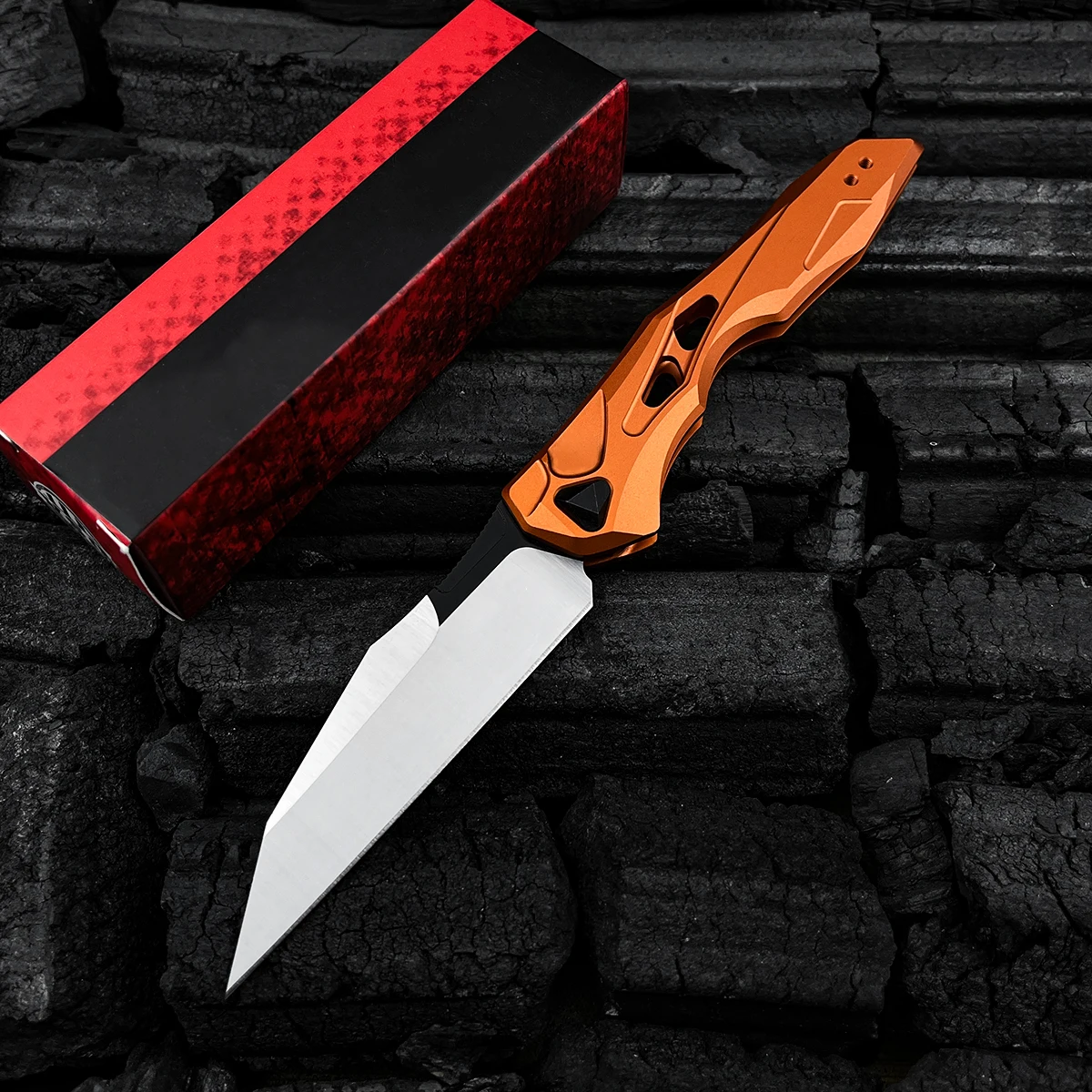KS 7650 Launch 13 Folding Pocket Knife CPM-154 Outdoor Hiking self defense tactical knife Camping Fishing Tools Knife EDC Knife