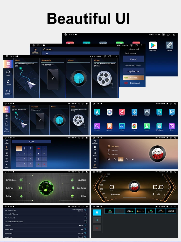 Autotop 10.25 "Android 12 Autoradio Stereo-Multimedia-Player für BMW Serie F20 F21 F23 NBT-System GPS Carplay BT Hea dunit – Detail 10