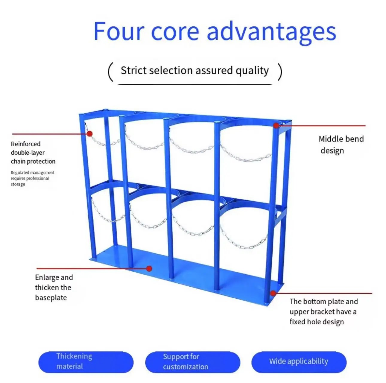 Factory direct sales increase thickness and adjustable fixed bracket