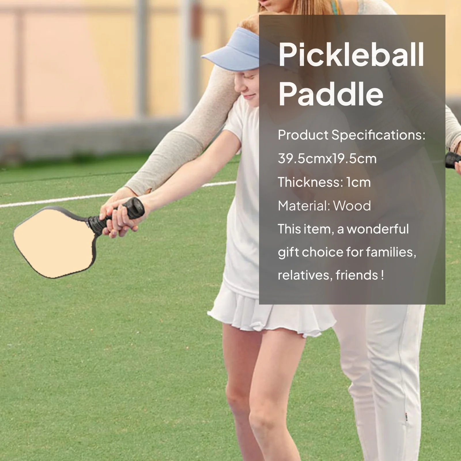 Pickleball Paddle Lightweight Premium Portable Pickleball Racket for Adults Beginner Indoor and Outdoor Training Sports Supplies