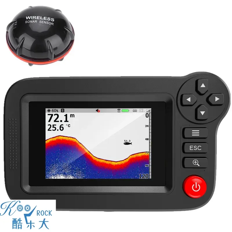 

Wireless HD Fish Finder with Sonar & Camera - Underwater Fishing Gear for Boat/Shore Use, Works with Smartphone