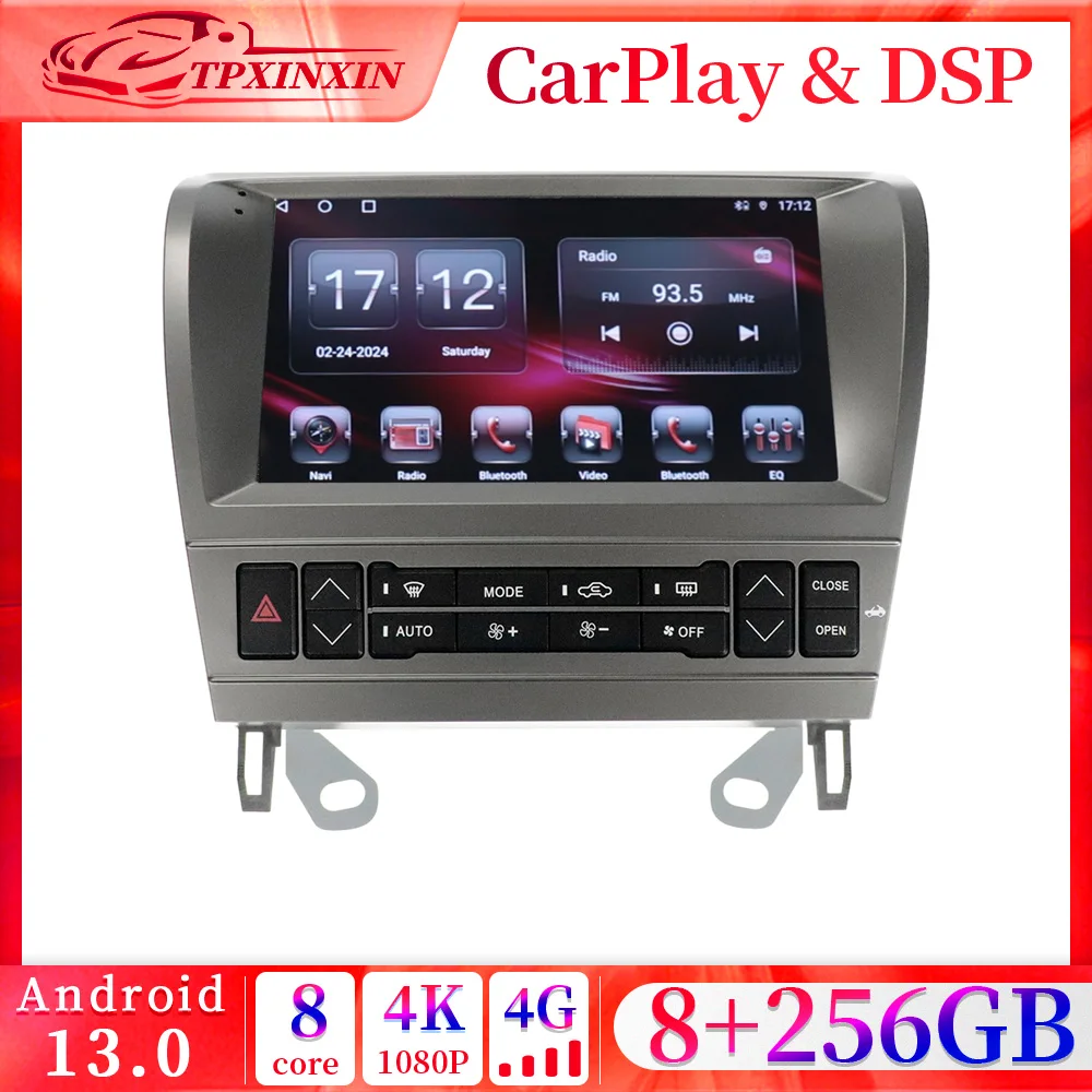 Android 13 Auto Stereo 128GB For Lexus SC430 2001-2010 Car GPS Navigation Upgrade Multimedia Player HeadUnit Radio Tape Recorder