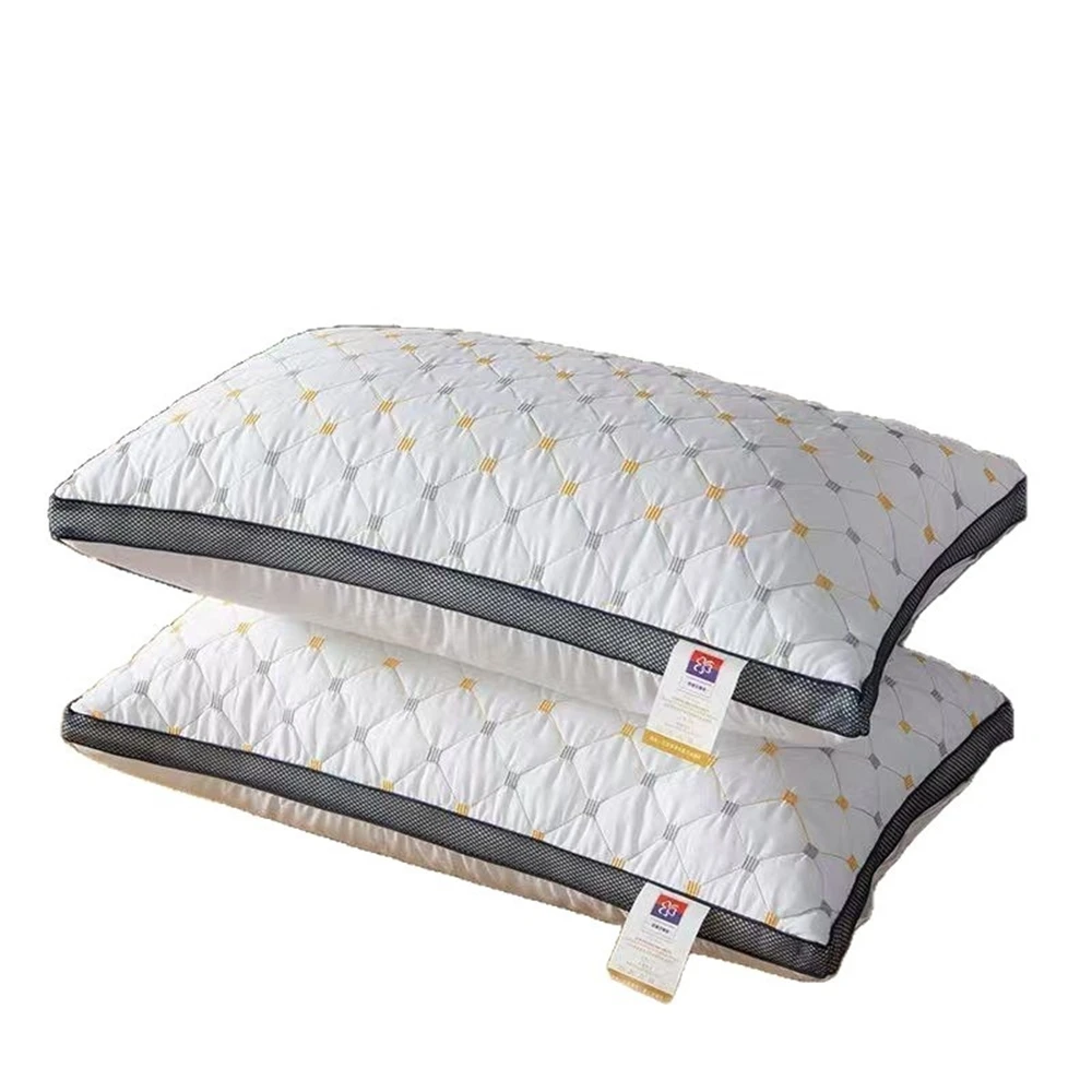 Cooling Pillow Hotel Luxury Queen Stomach or Side Sleeper Fluffy Pillow with Down Alternative for Sleeping, Machine Washable