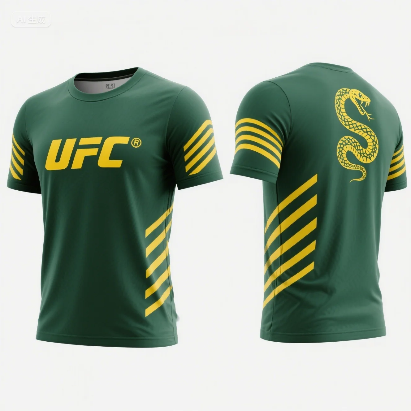 Sports Short-sleeve T-shirt Men's Round Neck Fitness Training Top Breathable Comfortable for Fighting Fans Casual Daily Wear