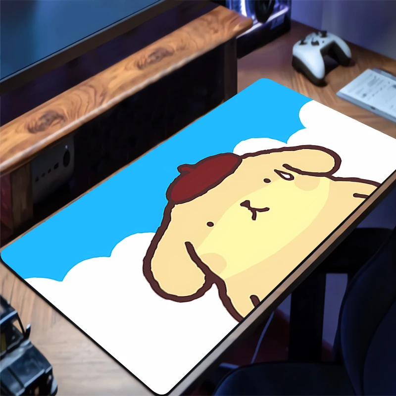Podkładka pod mysz komputerową Pompompurin, duża podkładka gamingowa, specjalnie zaprojektowana podkładka pod mysz dla graczy, podkładka pod klawiaturę, mata na biurko PC, tapis souris