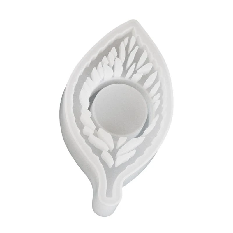 C1FC Craft Molds Bracket Molds Leaf Crafting Molds Cuteness Holder Molds for Home and Table Decorating