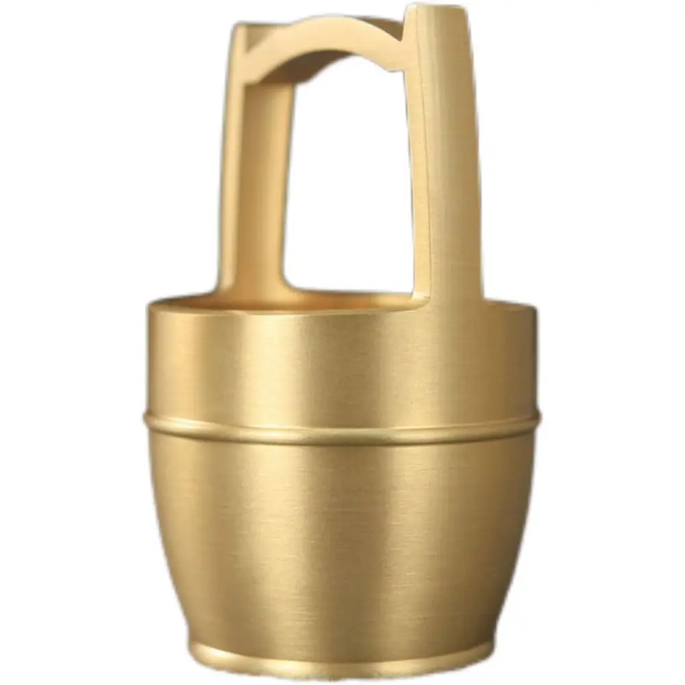 

Прочное латунное золотое ведро, декор фэн-шуй для богатства и процветания в гостиной или офисе