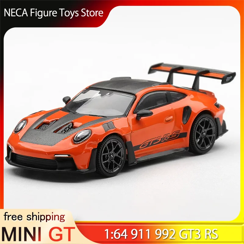 

Pre-Sale MINI GT 1:64 911 992 GT3 RS Lava Orange Supercar Replica Diecast Model #1304 LHD Collectible Toy Gift for Car Lovers