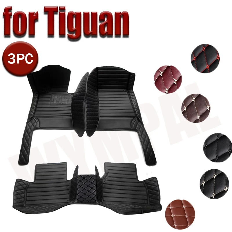 

Car Floor Mats For Tiguan 2019 2018 2017 Carpets Custom Accessories Interior Waterproof Auto Parts Products For VW VW