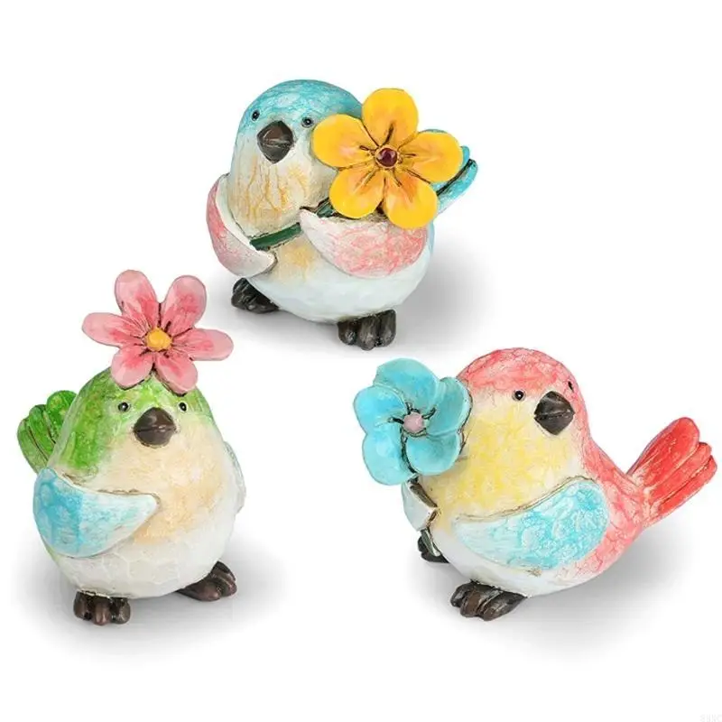 

83XC Resin Bird Animal Lawn Garden Figurine Suitable for Patio Lawn Yard Outdoor Home Garden Decoration Wonderlands Garden