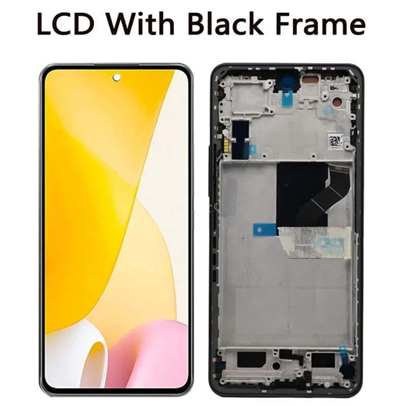 샤오미 미 12 라이트용 슈퍼 AMOLED LCD 디스플레이, 터치 스크린 디지타이저 어셈블리, 샤오미 12 라이트, 2203129G LCD 디스플레이