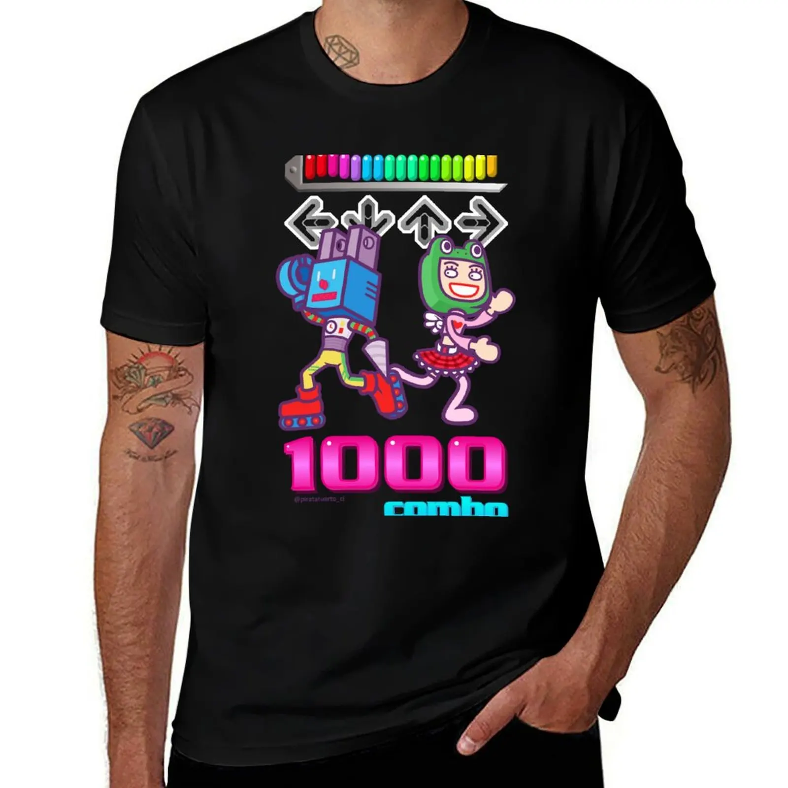 DDR 1000 COMBO T-Shirt t shirt for man 100 percent cotton cotton t shirts man 100% mens graphic t shirts T-shirt