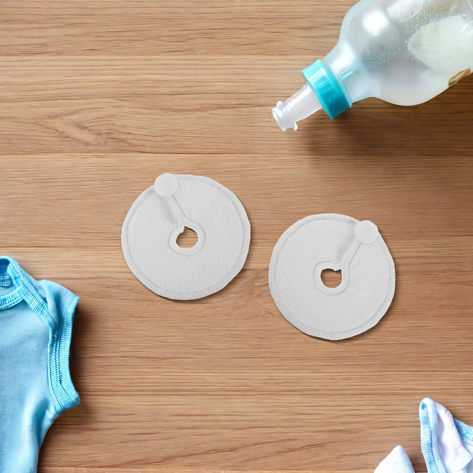 30Pcs Washable Nursing Bra Pads Leakproof Breastfeeding Breast Pads Soft Reusable Absorbent Postpartum Overnight Protection