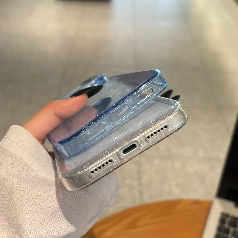Fashion Glitter Transparent Magnetic Phone Case for IPhone 18 17 16 15 14 13 Pro Max for Magsafe Camera Mount Shockproof Cover - view 5