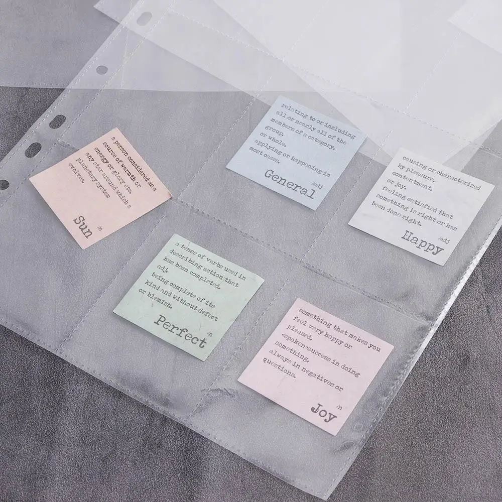 

Collection for Home Photo Albums Card Stock 90 Pockets Album Pages Gaming Card Card Storage Wallets Card Sleeves Coin Holders