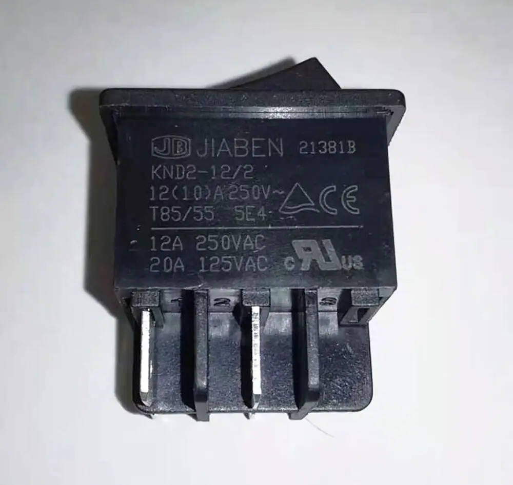 

JIABEN KND2-12/2 Переключатель самосброса 4-Pin 250V12A 125V20A Кол-во: 2 шт.